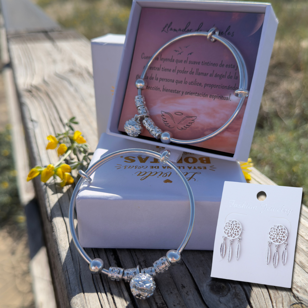 🎁(Confezione da 2 braccialetti) “Chiamata degli angeli” – Regalo incluso